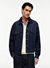 Erkek Jaimie Relaxed Denim Ceket
