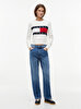 Kadın TJW Flag Crew Neck Kazak