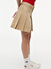 Kadın TJW Pleated Mini Etek