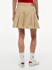 Kadın TJW Pleated Mini Etek