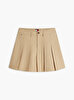 Kadın TJW Pleated Mini Etek