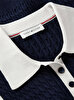 Kadın Fine Cable Sleeve Kazak