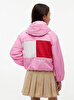 Kız Çocuk Hooded Shiny Flag Ceket