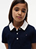 Kız Çocuk Pleated Polo Elbise