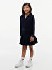 Kız Çocuk Polo Collar Rib Hırka