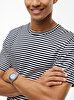 Erkek Mercerized Stripe T-shirt