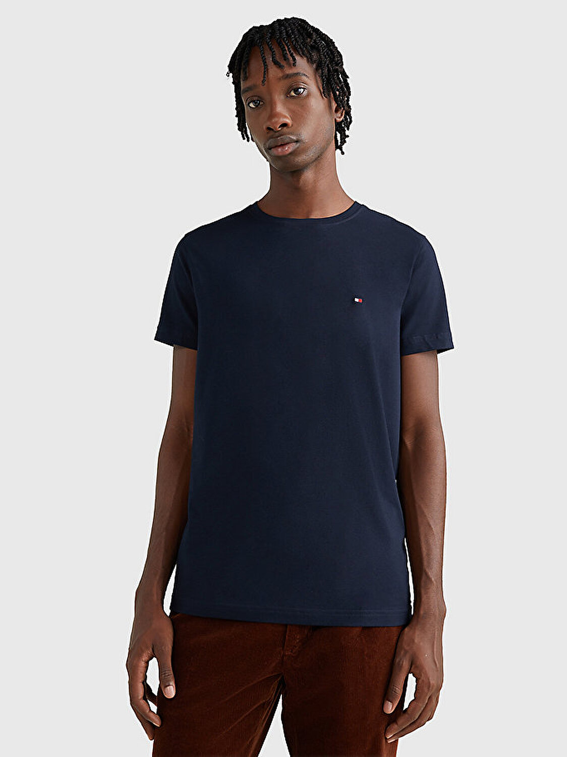 Erkek Core Stretch Slim T shirt MW0MW27539DW5 Tommy Hilfiger