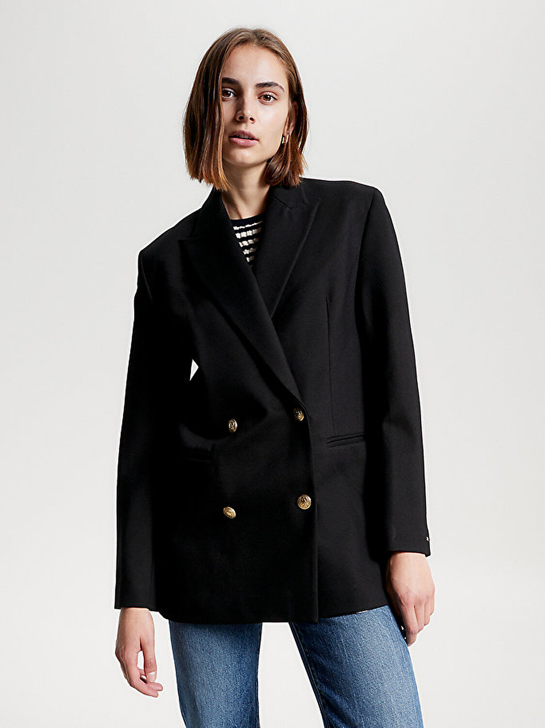 Tommy hilfiger sale black blazer