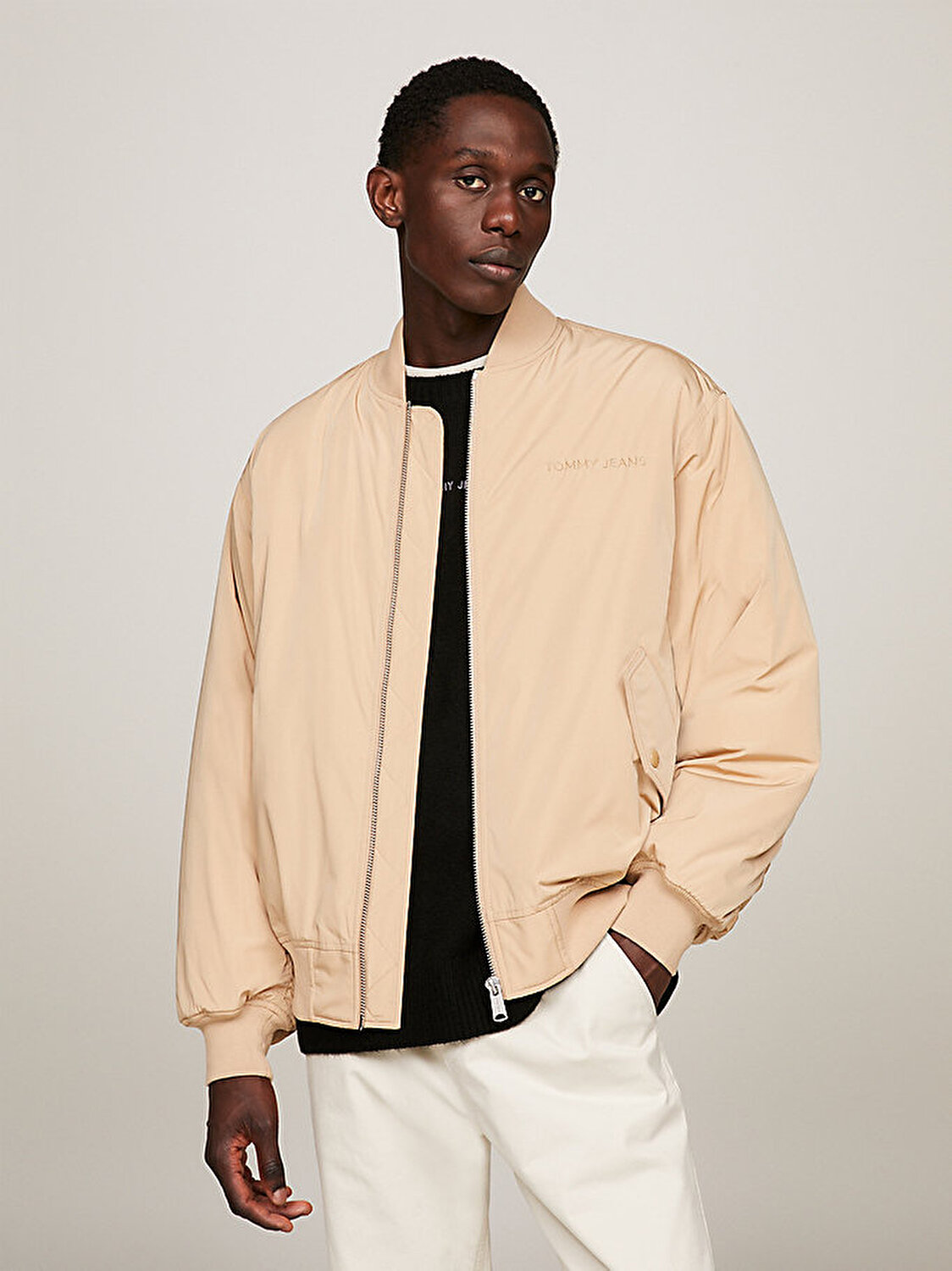 Tommy hilfiger melton wool deals bomber