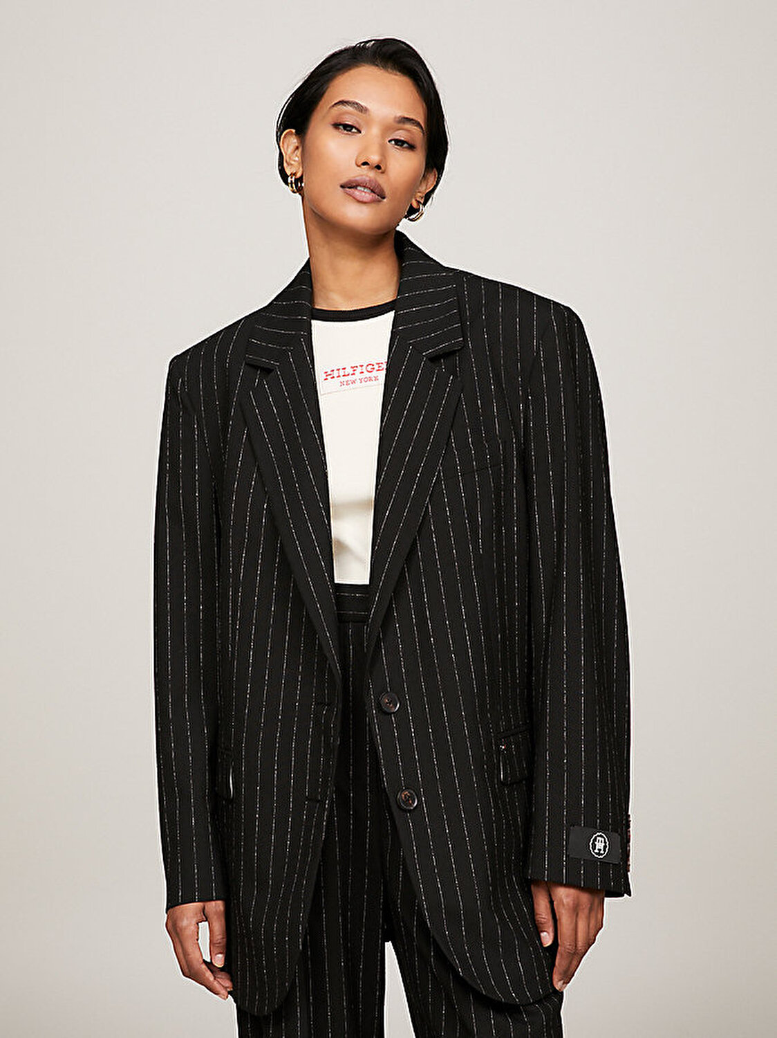Tommy hilfiger best sale black blazer