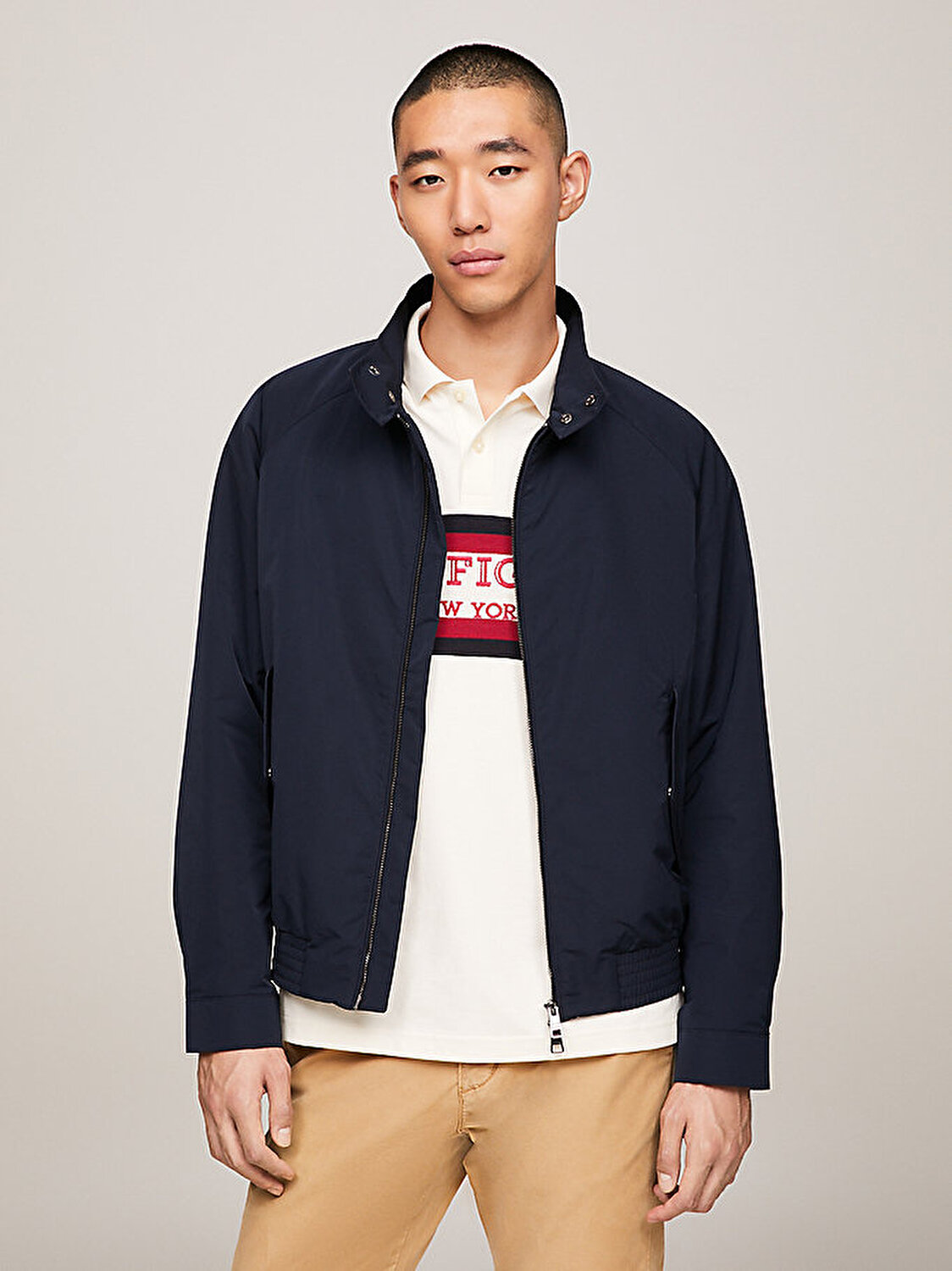 Erkek Dc Padded Harrington Bomber Ceket MW0MW33751DW5 Tommy Hilfiger