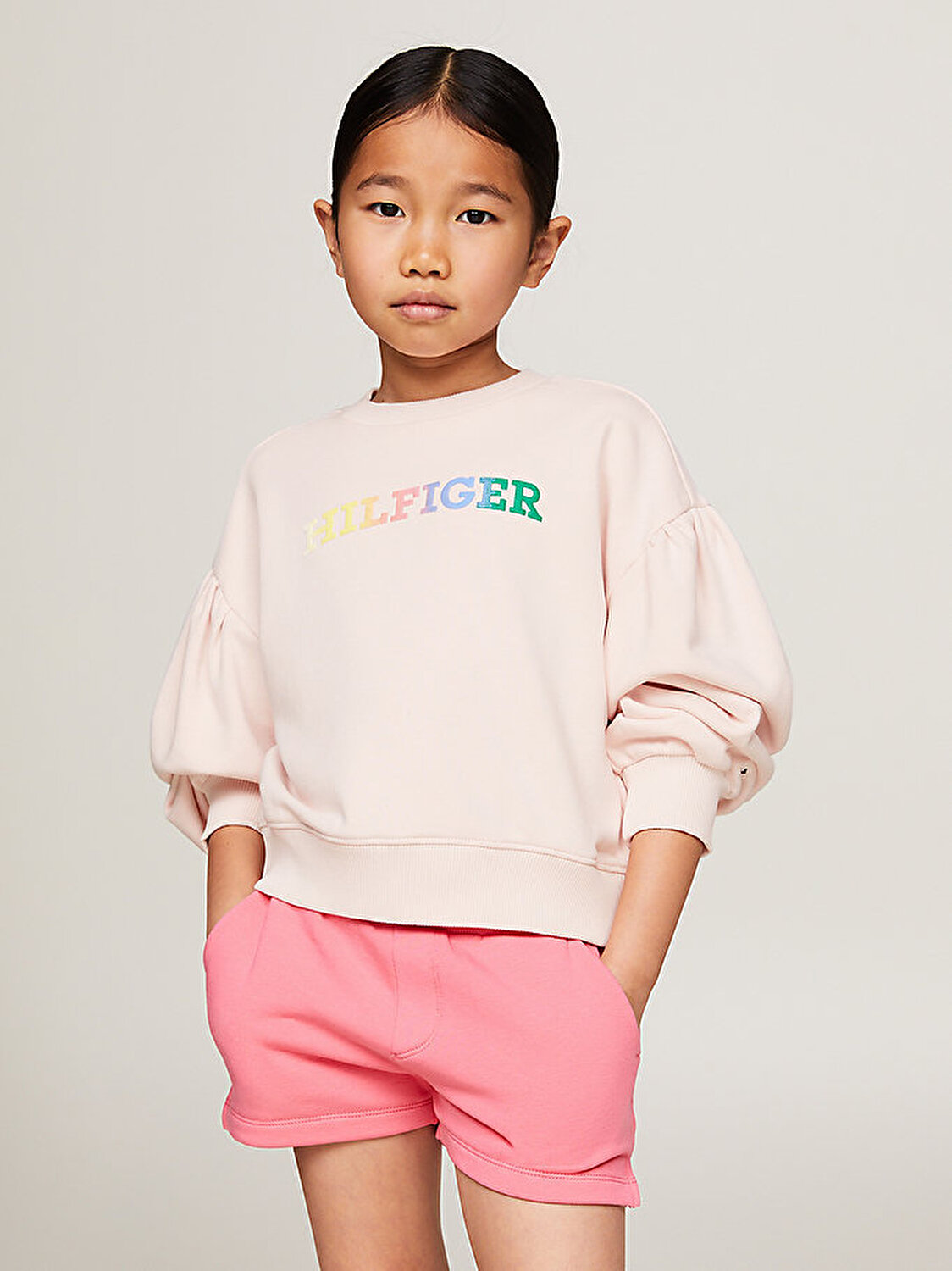 Girls tommy hilfiger sweatshirt hotsell