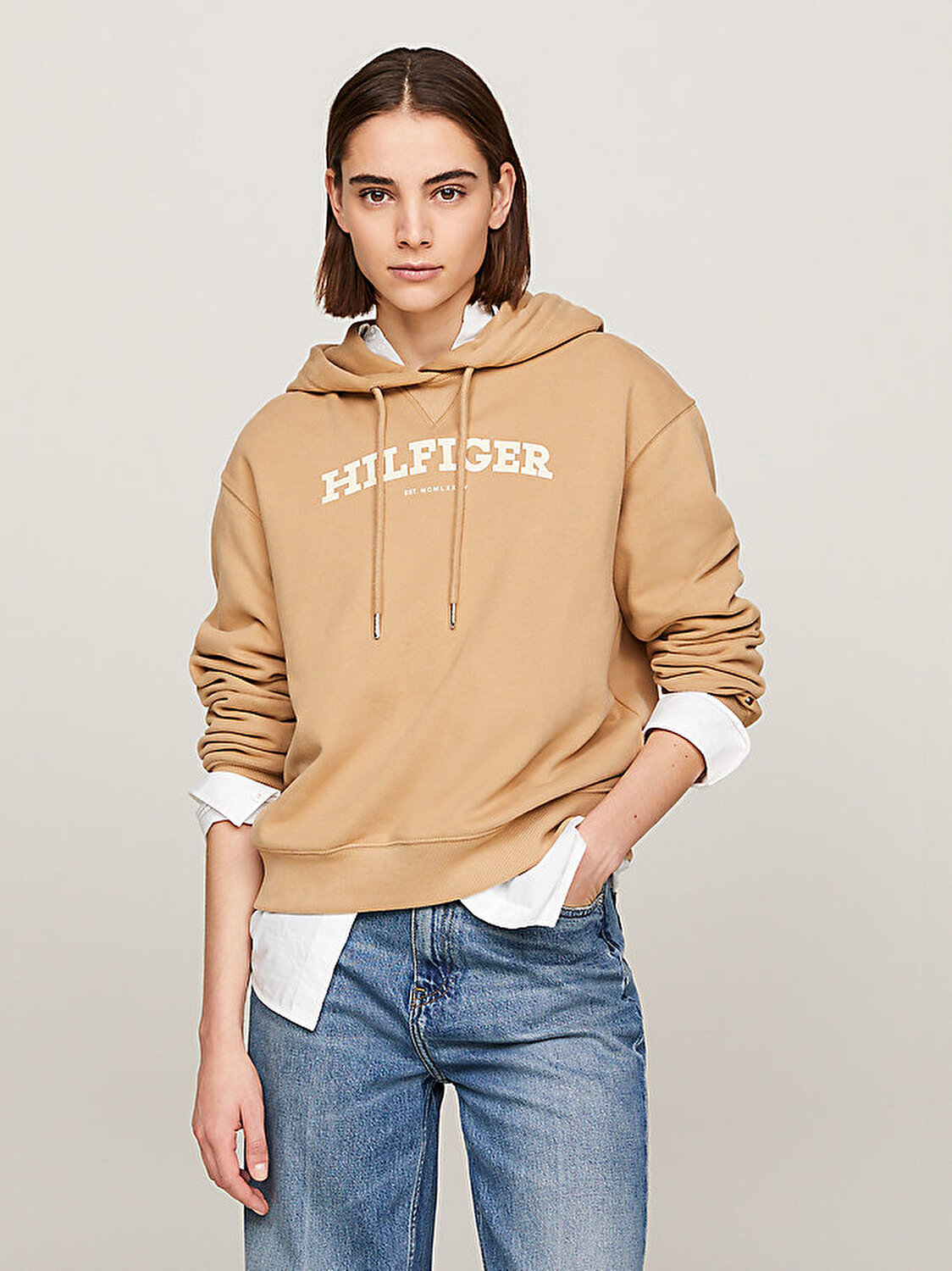 Hoodie tommy hilfiger femme hotsell