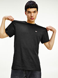 Erkek Organik Pamuklu Aplike Bayraklı T-Shirt