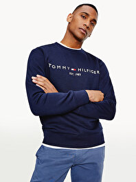 Erkek Tommy Logo Sweatshirt