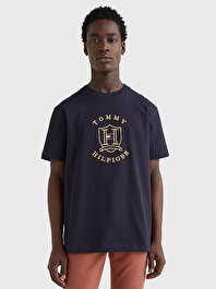 Erkek Icons Altın Logolu T-Shirt