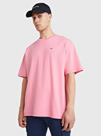 Erkek Sıfır Yaka Bol T-Shirt
