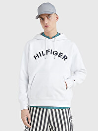Erkek Hilfiger Arched Hoodie Sweatshirt