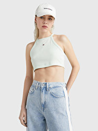 Kadın Tjw Crop Tonal Linear T-Shirt