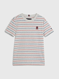 Erkek Çocuk Monogram Heather T-Shirt