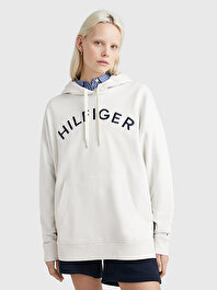 Kadın Relax Hilfiger Varsity Hoodie Sweatshirt