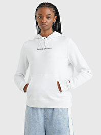 Kadın Tjw Reg Serif Linear Hoodie Sweatshirt
