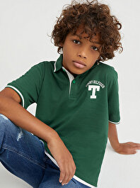 Erkek Çocuk Varsity Polo T-shirt