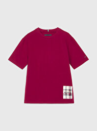 Erkek Çocuk Check Label T-shirt