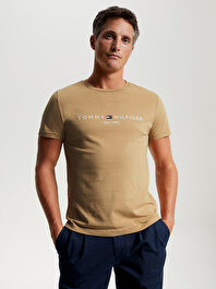 Erkek Tommy Logo T-Shirt