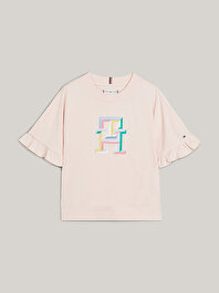 Kız Çocuk Multi Colour Monogram T-Shirt