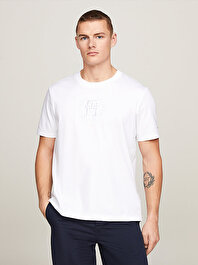 Erkek Tonal Laurel Embro T-Shirt