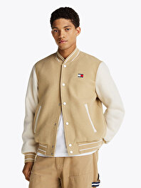 Erkek Tjm Wool Blend Varsity Bomber Ceket