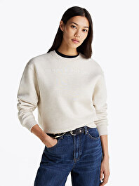 Kadın Modern Reg Corp Logo Sweatshirt