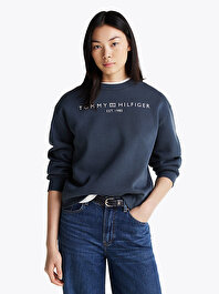 Kadın Modern Reg Corp Logo Sweatshirt