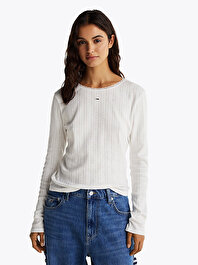Kadın Tjw Slim Pointelle T-Shirt
