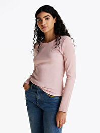 Kadın Slim 5X2 Rib T-Shirt