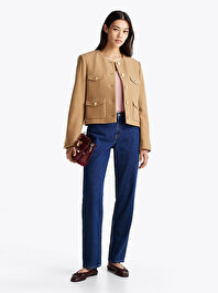Kadın Classic Straight Jean Pantolon