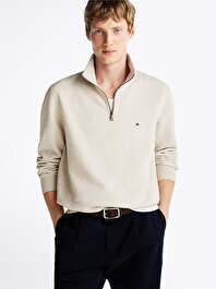 Erkek Essential Fleece 1/4 Sweatshirt