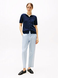 Kadın Co Slim Straight Chino Pantolon