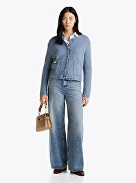 Kadın Wide Leg Hw Jean Pantolon