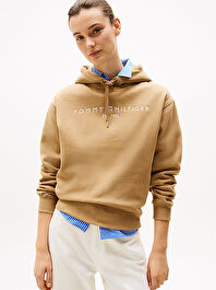 Kadın Modern Regular Corp Logo Sweatshirt