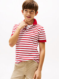 Erkek Çocuk Flag Polo T-Shirt