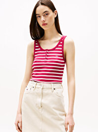 Kadın Tjw Slim Button Tank Top