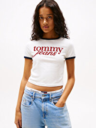 Kadın Tjw Slim Sh Script T-Shirt