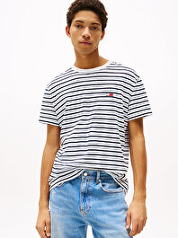 Erkek Tjm Reg Ringer Badge T-Shirt
