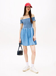 Kadın Tjw Chambray Fit & Flare Elbise