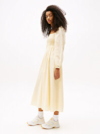 Kadın Tjw Cotton Voile Mid Elbise