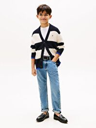Erkek Çocuk Modern Straight Blue Jean Pantolon