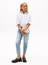 Kız Çocuk Hr Tapered Jean Pantolon