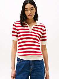 Kadın Co Lyocell Button T-Shirt